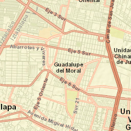 Iztapalapa Street Map