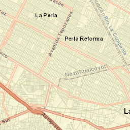 Los Reyes Acaquilpan Street Map