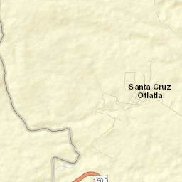 Santa Cruz Otlatla Street Map