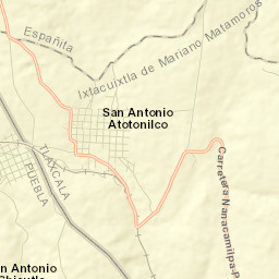 San Francisco Tláloc Street Map