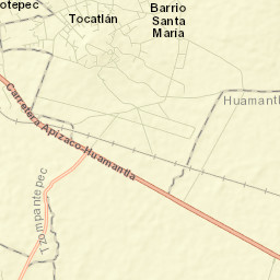 Tocatlán Street Map