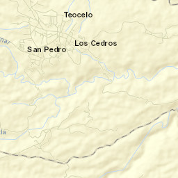 Teocelo Street Map