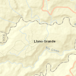 Llano Grande Street Map