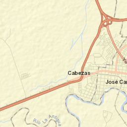 Cabezas Street Map