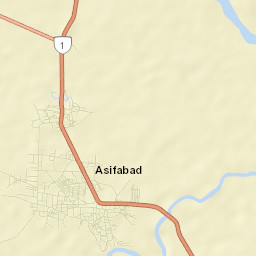 Asifabad Street Map
