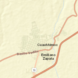 Cuauhtémoc Street Map