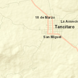 Tancítaro Street Map