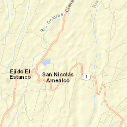 San Nicolás Amealco Street Map