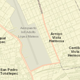 Arroyo Vista Hermosa Street Map