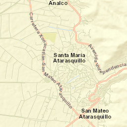 Santa María Atarasquillo Street Map