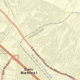 El Pino Street Map