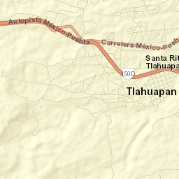 Santa Rita Tlahuapan Street Map