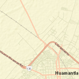 Huamantla Street Map