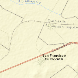 San Francisco Cuexcontzi Street Map