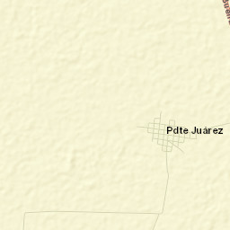Presidente Juárez Street Map