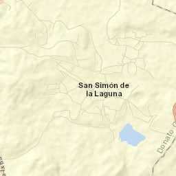 San Simón de la Laguna Street Map