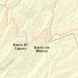 Colonia Bellavista Street Map