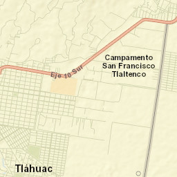 Tláhuac Street Map