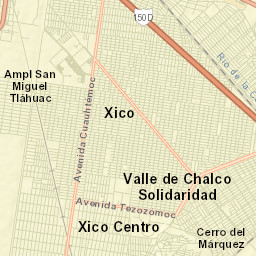Xico Street Map