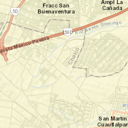 San Jerónimo Cuatro Vientos Street Map