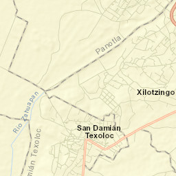 San Damián Texoloc Street Map