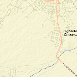 Ignacio Zaragoza Street Map