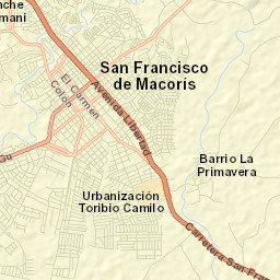 San Francisco de Macorís Street Map