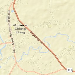 Amphoe Chiang Klang Street Map