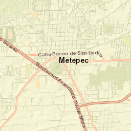 San Miguel Totocuitlapilco Street Map