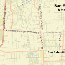 San Gaspar Tlahuelilpan Street Map