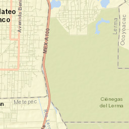 San Pedro Tultepec Street Map