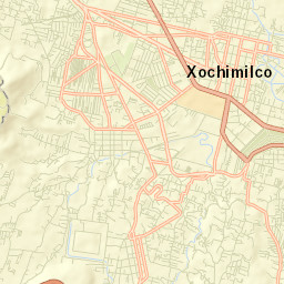 Xochimilco Street Map