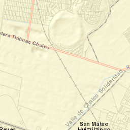 San Mateo Huitzilzingo Street Map