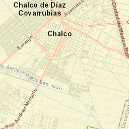 Chalco Street Map