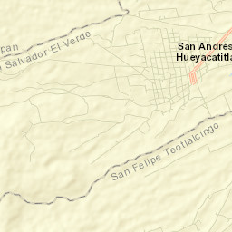 San Andrés Hueyacatitla Street Map