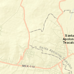 Jesús Tepactepec Street Map