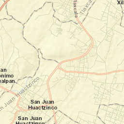 Santiago Tlacochcalco Street Map