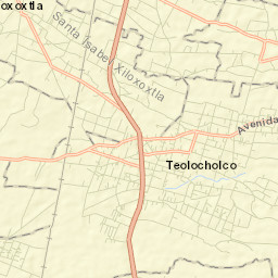 Teolocholco Street Map