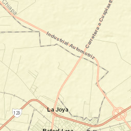 Colonia Obrera Street Map