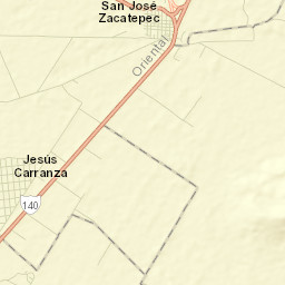 Zacatepec Street Map