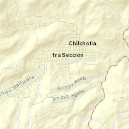 Chilchotla Street Map