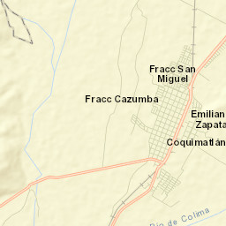 Coquimatlán Street Map