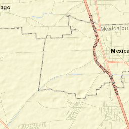 San Andrés Ocotlán Street Map