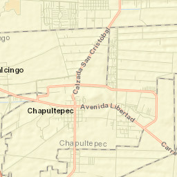 San Bartolito Tlaltelolco Street Map