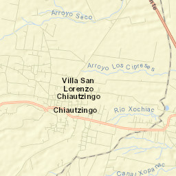 San Lorenzo Chiautzingo Street Map