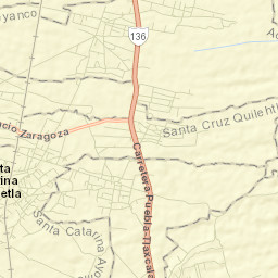Santa Catarina Ayometla Street Map