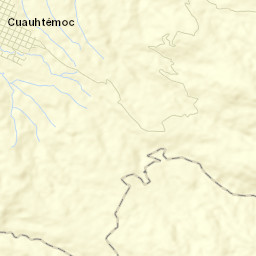 Cuauhtémoc Street Map