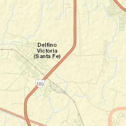 Delfino Victoria (Santa Fe) Street Map