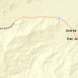 Pueblo Juárez (La Magdalena) Street Map
