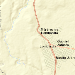 Lombardía Street Map